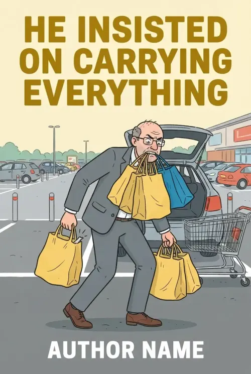 Premade Comedy book cover design 01 available for exclusive purchase