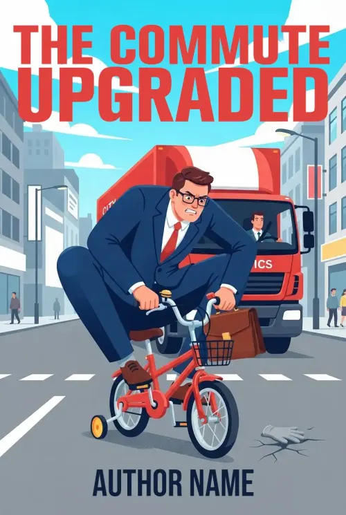 Premade Comedy book cover design 27 available for exclusive purchase