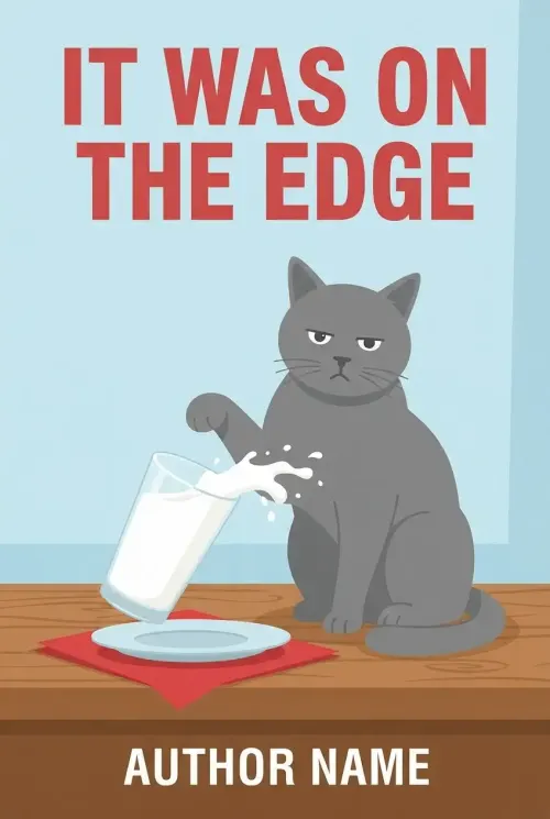 Premade Comedy book cover design 29 available for exclusive purchase