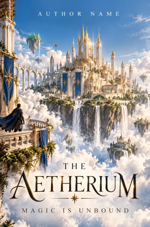 Premade Fantasy book cover design 01 available for exclusive purchase