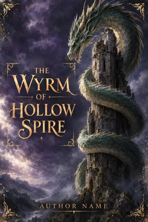Premade Fantasy book cover design 03 available for exclusive purchase