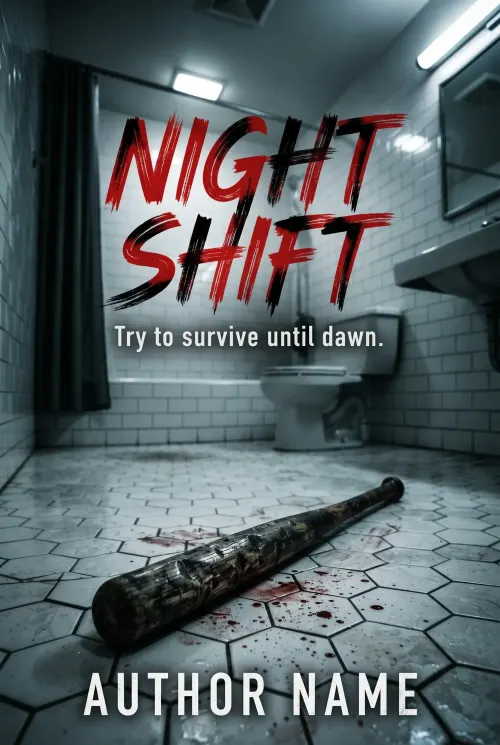 Premade Horror book cover design 07 available for exclusive purchase