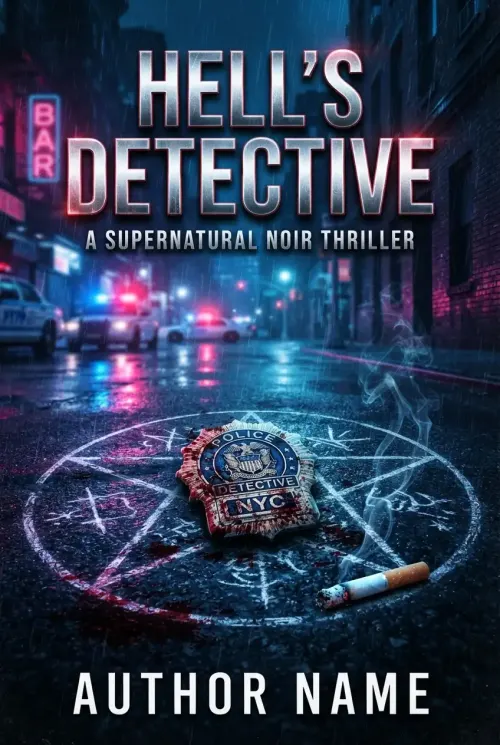 Premade Horror book cover design 10 available for exclusive purchase