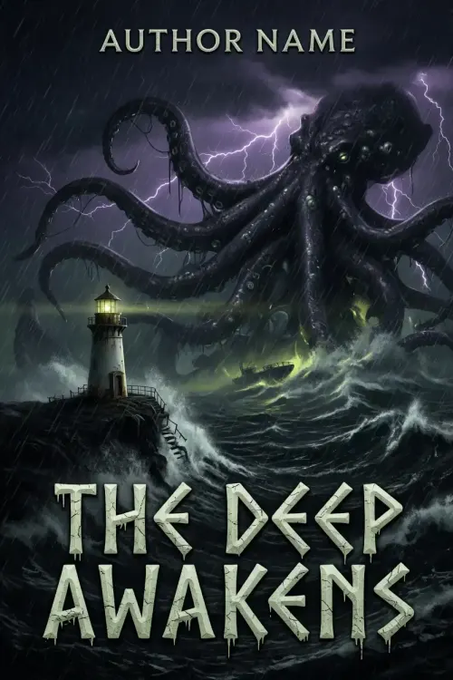Premade Horror book cover design 19 available for exclusive purchase