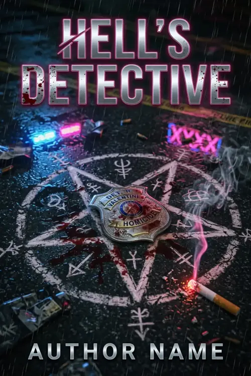 Premade Horror book cover design 21 available for exclusive purchase