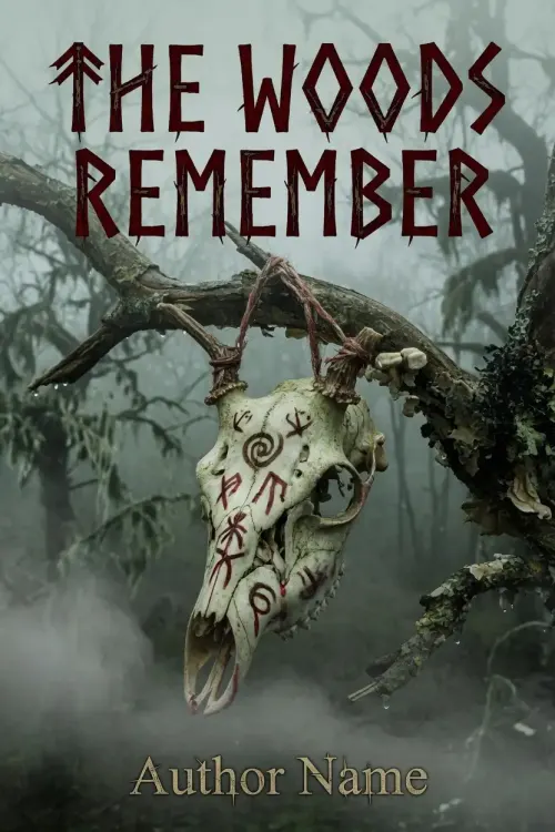 Premade Horror book cover design 22 available for exclusive purchase