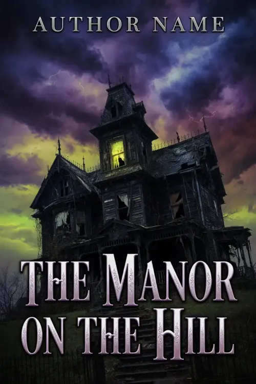 Premade Horror book cover design 24 available for exclusive purchase