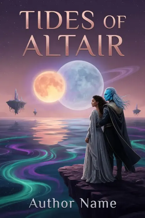 Premade Science Fiction book cover design 01 available for exclusive purchase