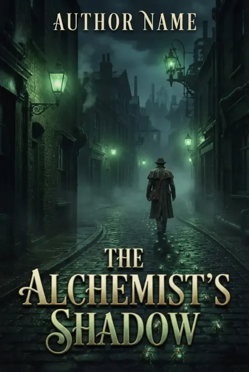 Premade Science Fiction book cover design 06 available for exclusive purchase
