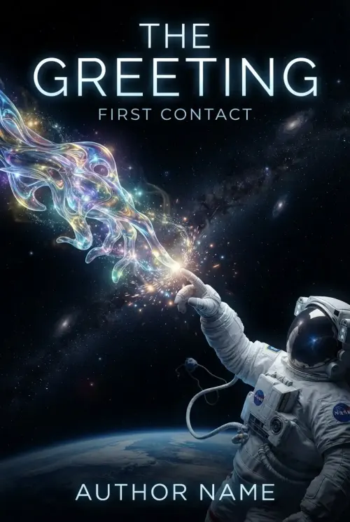 Premade Science Fiction book cover design 15 available for exclusive purchase