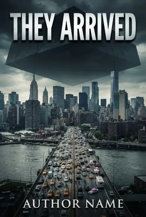 Premade Science Fiction book cover design 18 available for exclusive purchase