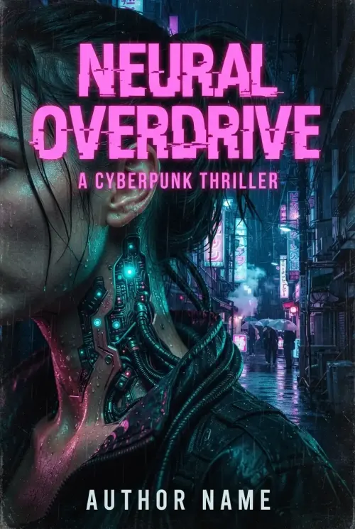 Premade Science Fiction book cover design 30 available for exclusive purchase