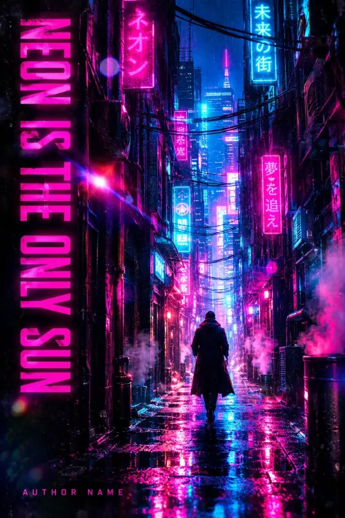 Premade Science Fiction book cover design 37 available for exclusive purchase