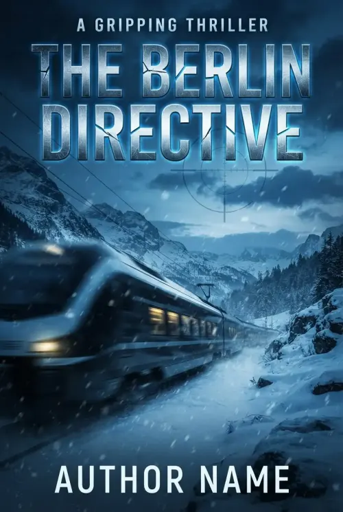 Premade Thriller and Suspense book cover design 09 available for exclusive purchase